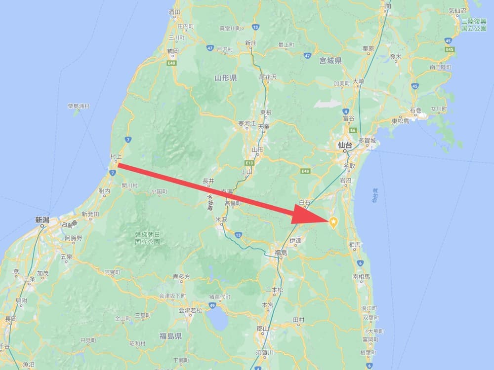 新潟の地から丸森へ