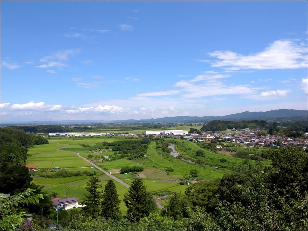 御霊屋からの見晴らし
