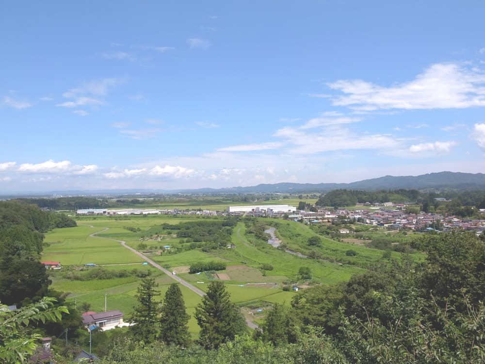御霊屋からの見晴らし